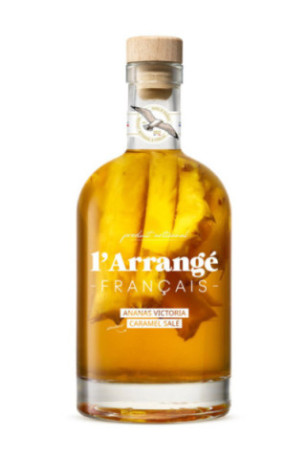 Rhum arrangé ananas victoria - caramel au beurre salé 70cl
