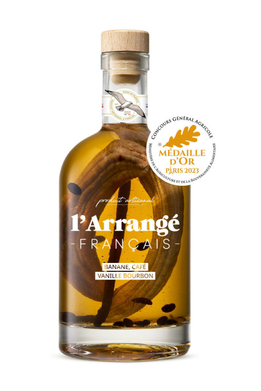 Rhum arrangé Banane Café Vanille 70 cl