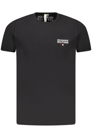 T-SHIRT NOIR À MANCHES COURTES POUR HOMMES DE L'ACADÉMIE MILITAIRE ACCADEMIA MILITARE