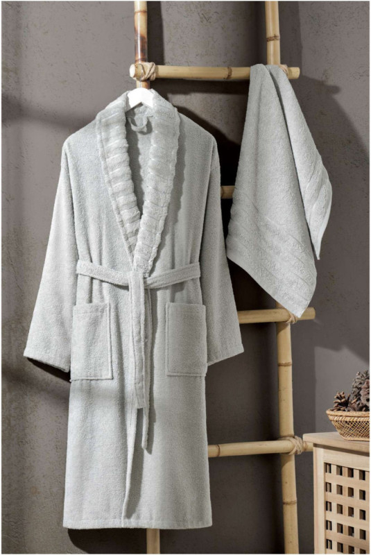 Ensemble peignoir L/XL & 50x90 cm