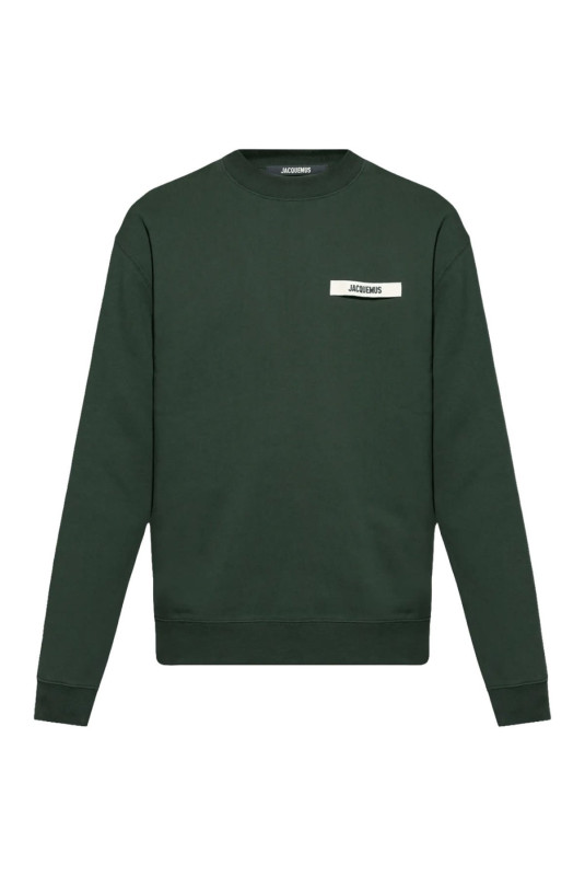 Sweat à gros-grain logo manches longues Jacquemus