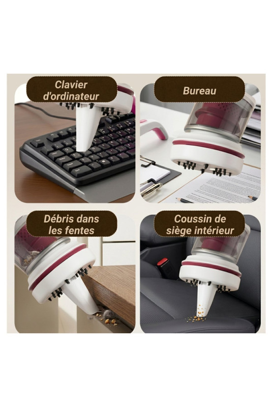Aspirateur de bureau rechargeable I NEED ME ONE