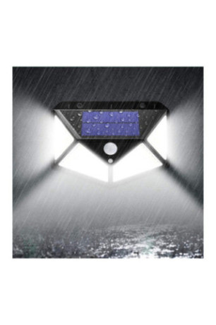 Lampe Solaire Extérieur 100 LED avec Détecteur de Mouvement