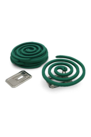 Pack 10 Spirales Anti-Moustiques Citronnelle + 2 Socles