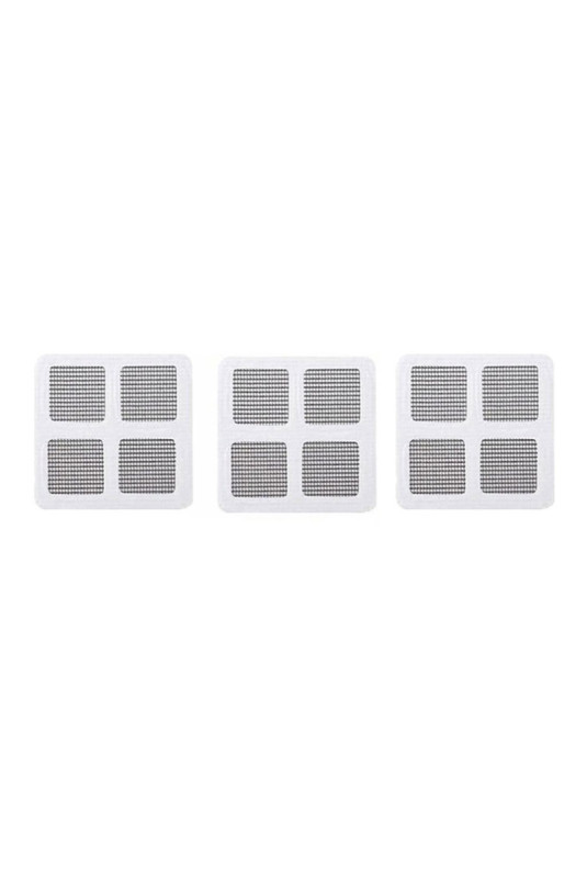 3 patchs de réparation pour moustiquaire Transparent 10 x 10 cm