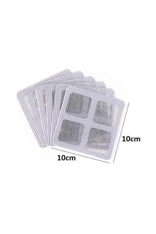 3 patchs de réparation pour moustiquaire Transparent 10 x 10 cm