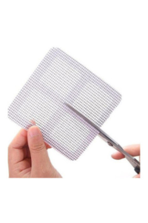 3 patchs de réparation pour moustiquaire Transparent 10 x 10 cm