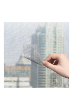 3 patchs de réparation pour moustiquaire Transparent 10 x 10 cm