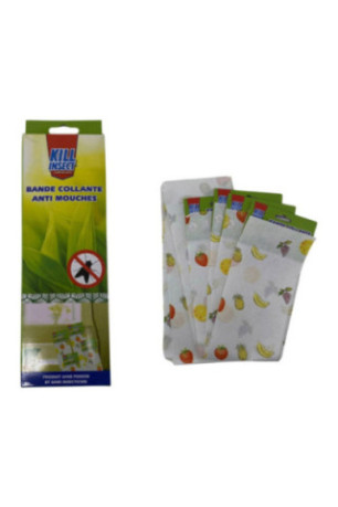 Set de 4 Pièges à Mouches Adhésifs - Motif Fruits