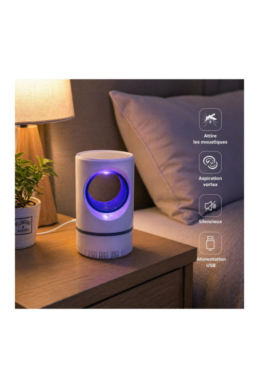 Lampe anti-moustiques LED Vortex 17 cm