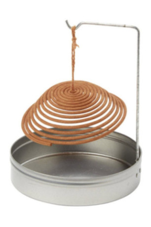 Spirales encens citronnelle avec support 9,5 x 3 cm