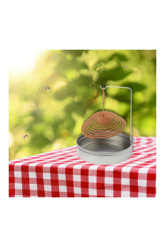 Spirales encens citronnelle avec support 9,5 x 3 cm