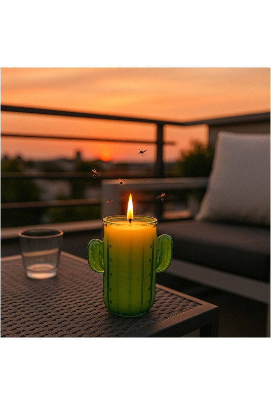 Bougie citronnelle Cactus Vert 640 g