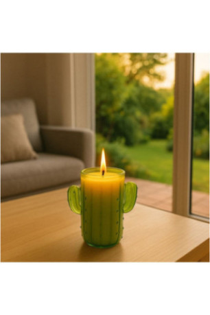 Bougie citronnelle Cactus Vert 640 g