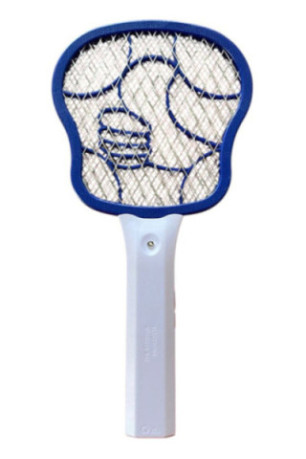 Raquette anti-moustique électrique compacte coloris aléatoire 30 cm