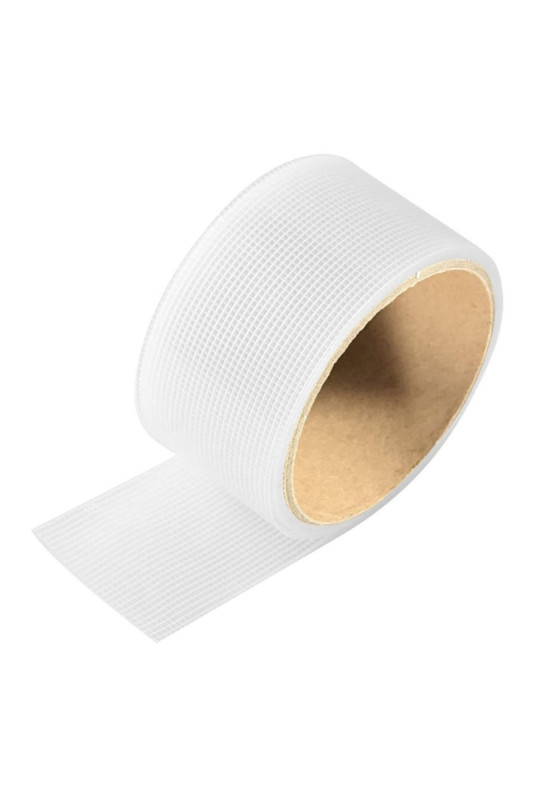 Ruban de réparation adhésif pour moustiquaire Mosquitape Blanc 4,5 m x 5 cm