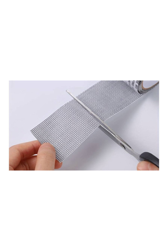 Ruban de réparation adhésif pour moustiquaire Mosquitape Noir 4,5 m x 5 cm