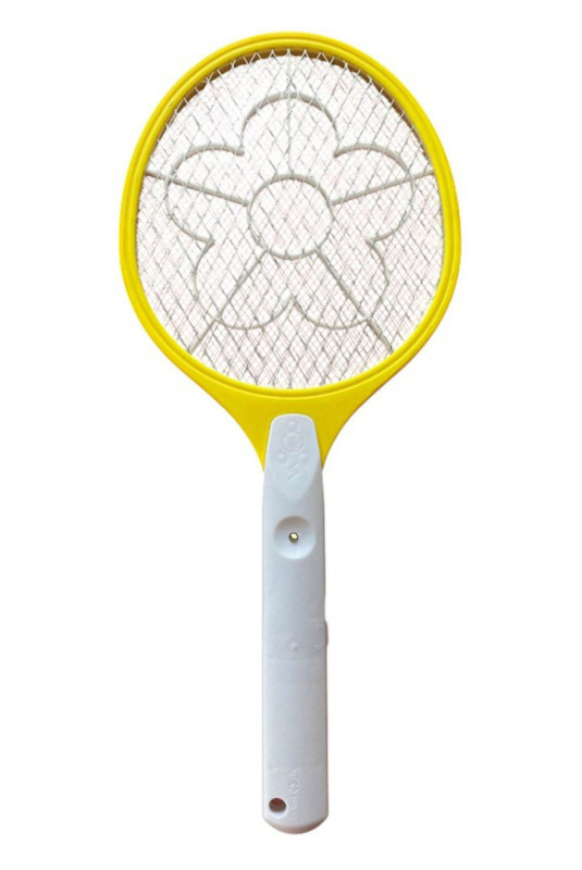 Raquette anti-moustique électrique coloris aléatoire 48 cm