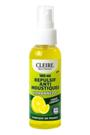 Répulsif moustiques citronnelle 100 ml