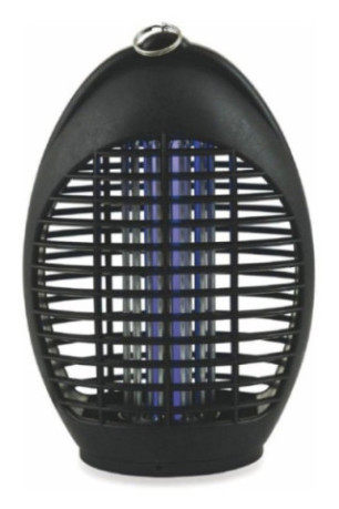 Lampe anti-moustiques 4 led uv ovale noir 40 m²
