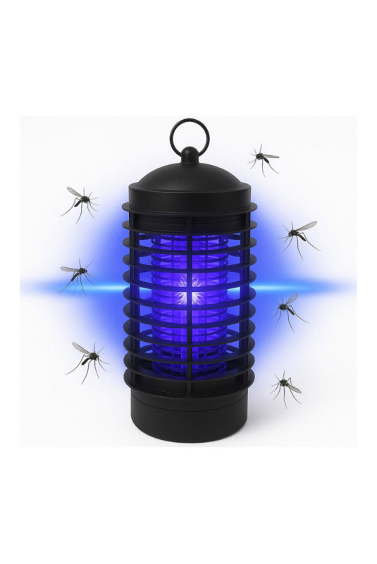 Lampe anti-moustiques 2 led uv noir 40 m²