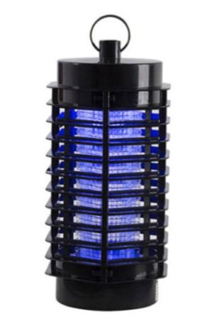 Lampe anti-moustiques 2 led uv noir 40 m²