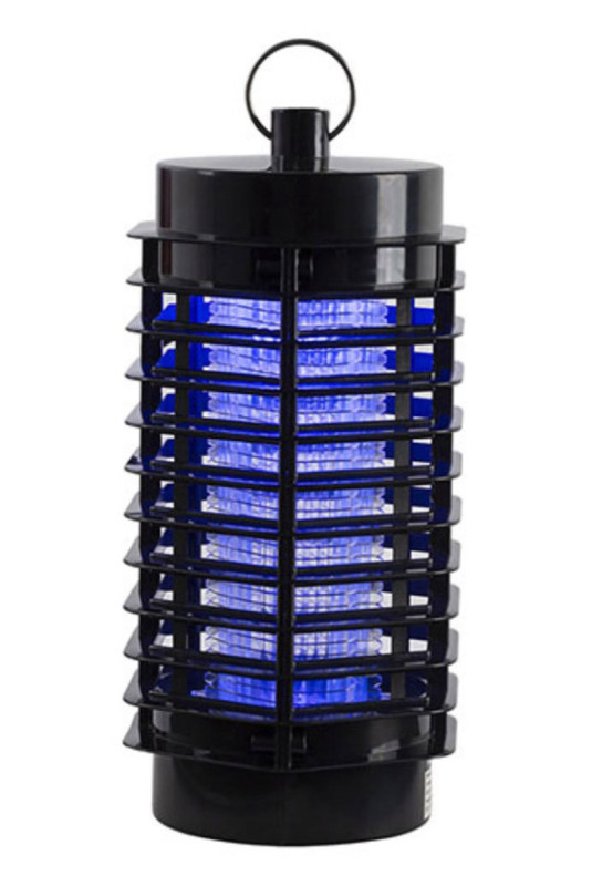Lampe anti-moustiques 2 led uv noir 40 m²