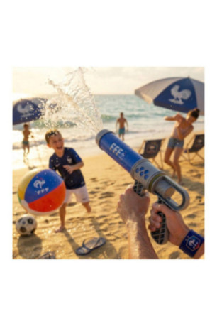 Pistolet pompe à eau Équipe de France FFF bleu 40 cm