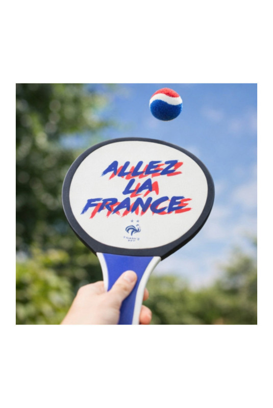 Raquettes de plage Équipe de France FFF Bleu Blanc Rouge 32 cm
