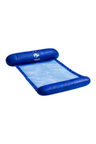 Hamac gonflable Équipe de France FFF bleu 120 x 70 cm