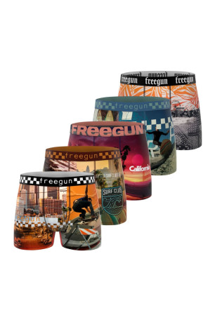 Lot de 5 boxers FREEGUN