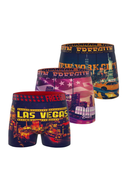 Lot de 3 boxers FREEGUN