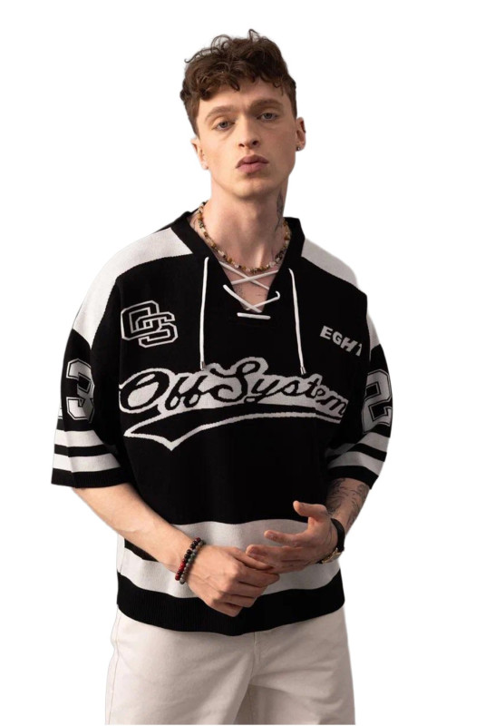 T-shirt en maille tricoté Invictus Paris