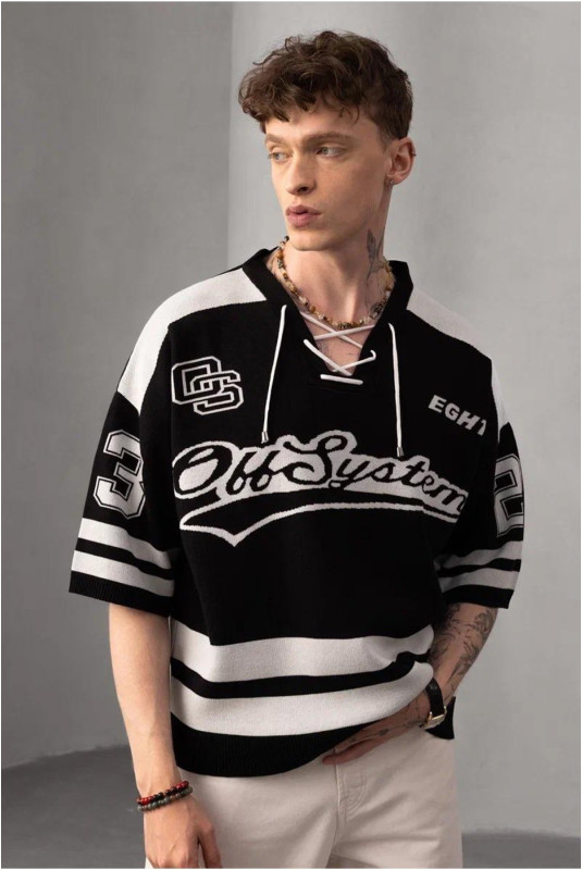 T-shirt en maille tricoté Invictus Paris