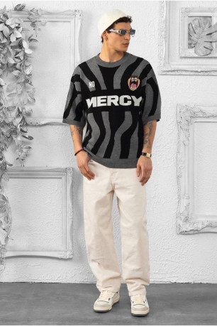 T-shirt en maille tricoté Invictus Paris