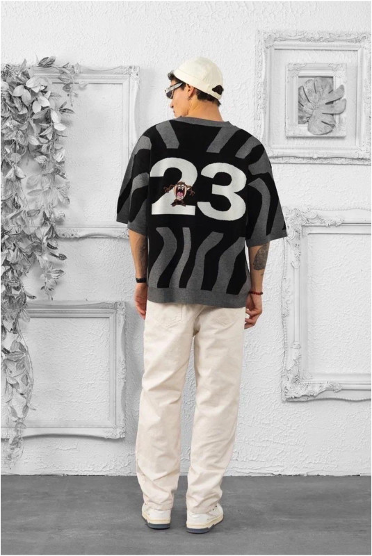 T-shirt en maille tricoté Invictus Paris