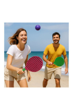 Set de tennis de plage Couleur aléatoire 50 cm
