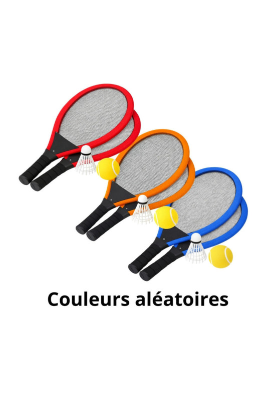 Set de tennis Géant XL Couleurs aléatoires 55 cm