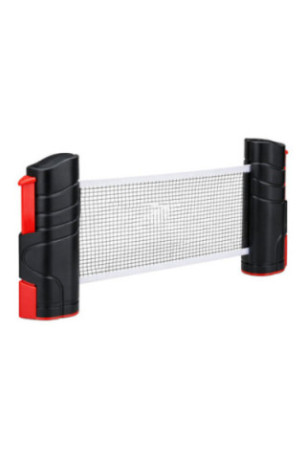 Filet de tennis de table extensible Noir et rouge 1.7 m