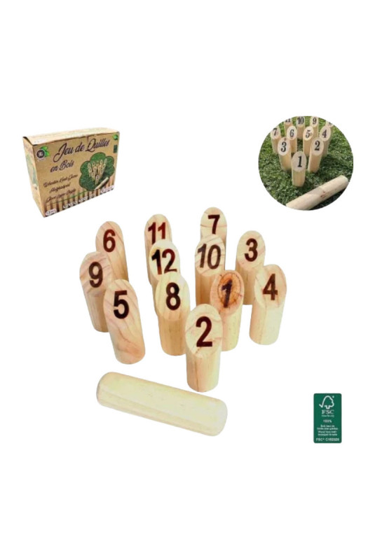 Jeu de quilles nordiques compact