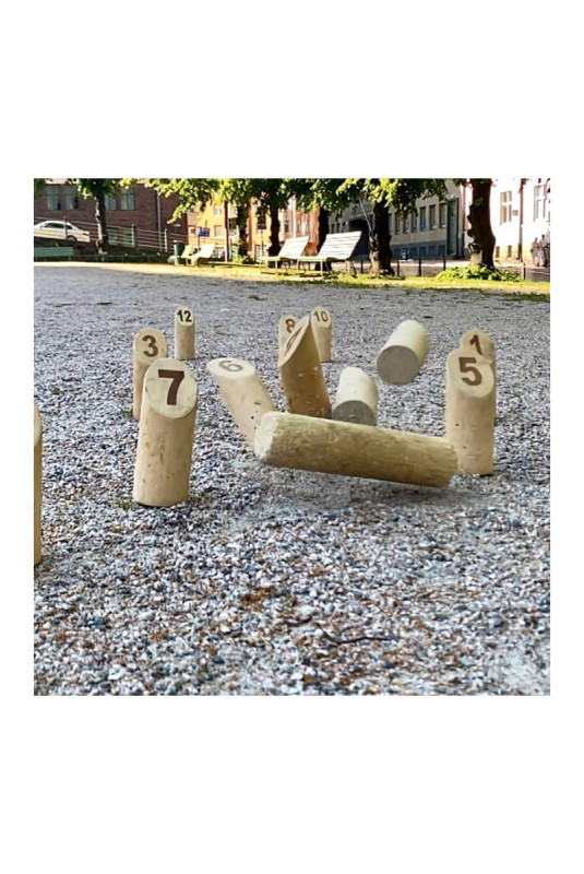 Jeu de quilles nordiques compact