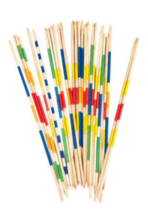 Mikado géant XXL multicolore 80 cm