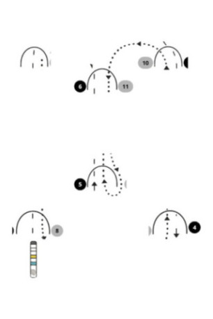 Jeu de croquet complet 4 joueurs multicolore