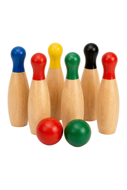 Jeu de quilles multicolore 20 cm