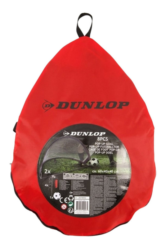 Lot de 2 cages de foot pop-up 60x40x40 cm