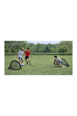 Lot de 2 cages de foot pop-up 60x40x40 cm