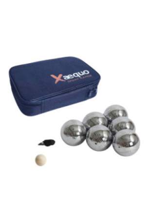 Jeu de pétanque 6 boules 15x23x6.5 cm