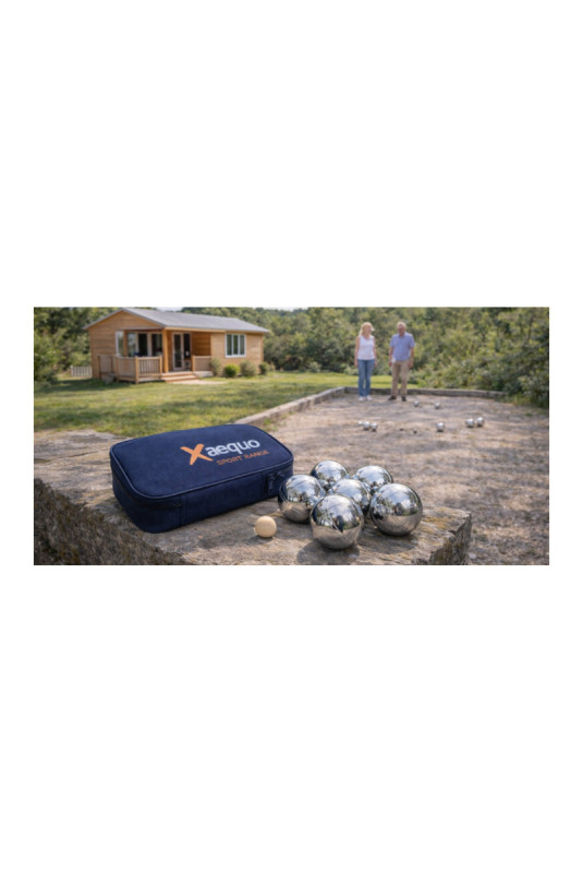 Jeu de pétanque 6 boules 15x23x6.5 cm