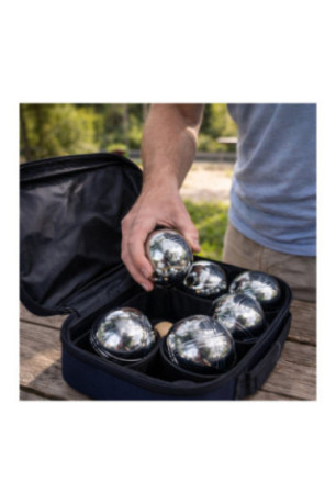 Jeu de pétanque 6 boules 15x23x6.5 cm