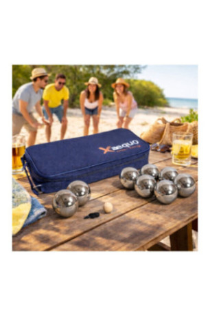 Jeu de pétanque 8 boules 30 x 14.5 x 6.5 cm